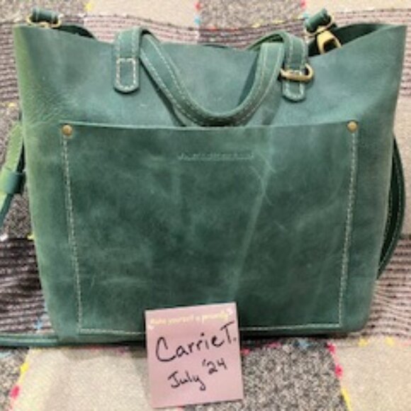 Portland Leather Surf Medium Classic Crossbody VGUC - Picture 1 of 12